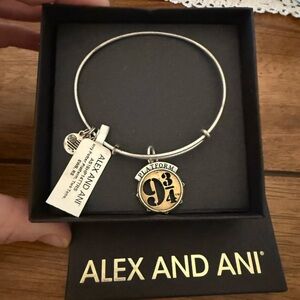 Alex and Ani Silver Harry Potter 9 3/4 Bracelet-New W/Tags